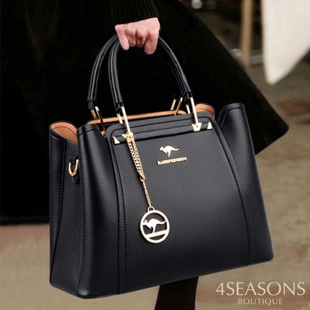 Women Soft Leather Handbags Luxury Designer 3 Layers Shoulder Crossbody Bags Ladies Large Capacity