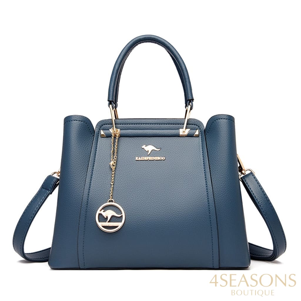 Women Soft Leather Handbags Luxury Designer 3 Layers Shoulder Crossbody Bags Ladies Large Capacity
