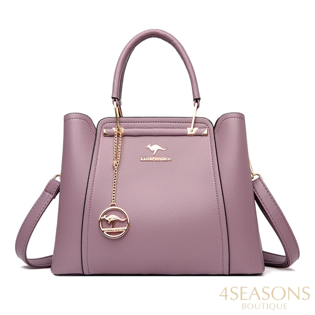 Women Soft Leather Handbags Luxury Designer 3 Layers Shoulder Crossbody Bags Ladies Large Capacity