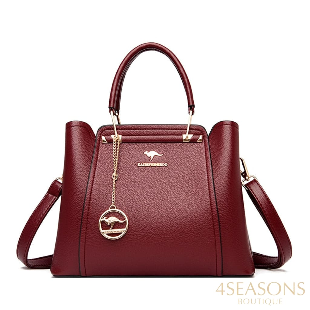 Women Soft Leather Handbags Luxury Designer 3 Layers Shoulder Crossbody Bags Ladies Large Capacity