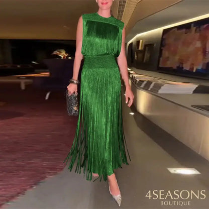 Abbey Dress Green / S