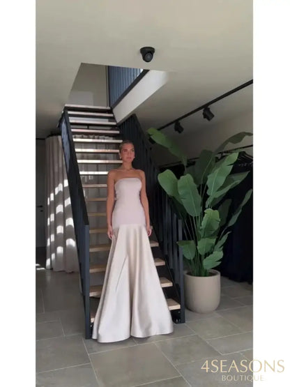 Alane Dress L / Beige