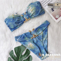 Printed blue