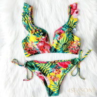 GREEN FLORAL MANGO
