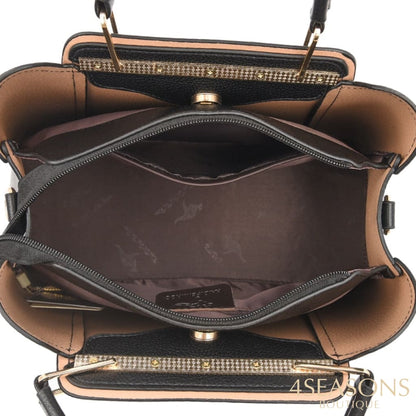 Women Soft Leather Handbags Luxury Designer 3 Layers Shoulder Crossbody Bags Ladies Large Capacity