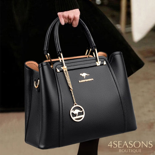 Women Soft Leather Handbags Luxury Designer 3 Layers Shoulder Crossbody Bags Ladies Large Capacity