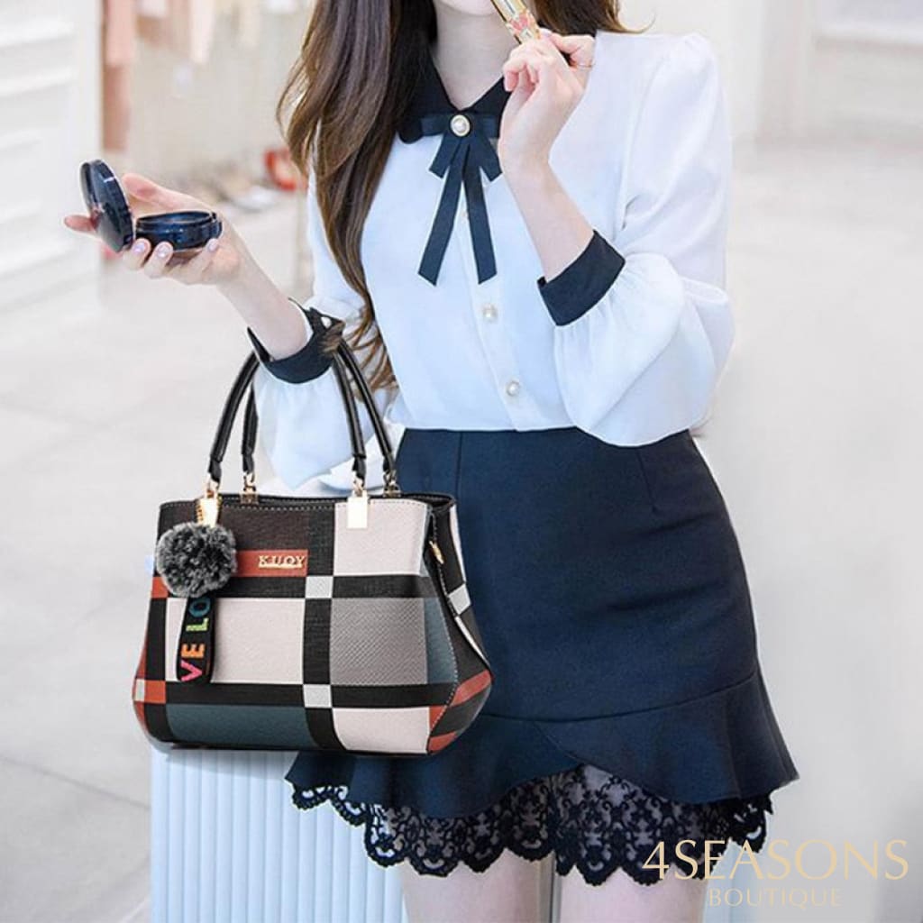 Luxury Vintage Shoulder Bags For Women Multi-Pocket Pu Leather Crossbody Bag Messenger Handbag Totes