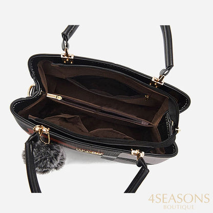 Luxury Vintage Shoulder Bags For Women Multi-Pocket Pu Leather Crossbody Bag Messenger Handbag Totes