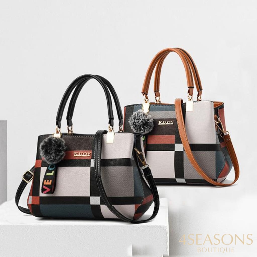Luxury Vintage Shoulder Bags For Women Multi-Pocket Pu Leather Crossbody Bag Messenger Handbag Totes