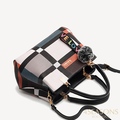 Luxury Vintage Shoulder Bags For Women Multi-Pocket Pu Leather Crossbody Bag Messenger Handbag Totes
