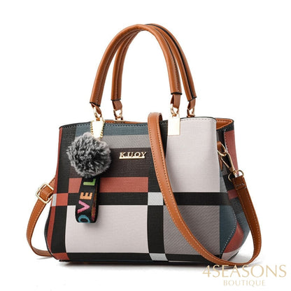 Luxury Vintage Shoulder Bags For Women Multi-Pocket Pu Leather Crossbody Bag Messenger Handbag Totes