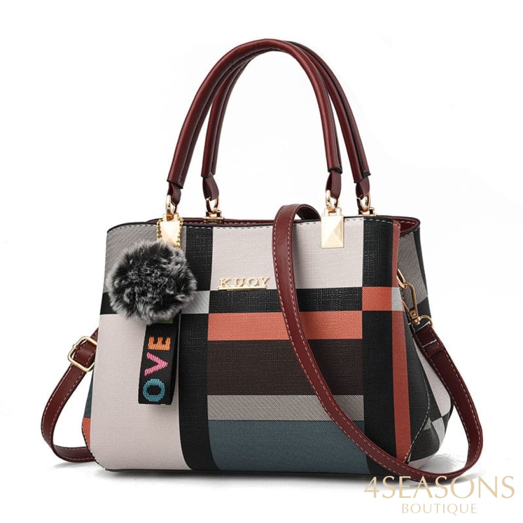 Luxury Vintage Shoulder Bags For Women Multi-Pocket Pu Leather Crossbody Bag Messenger Handbag Totes