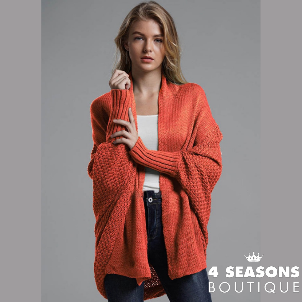 Cardigan Curto Vanda Laranja / Único