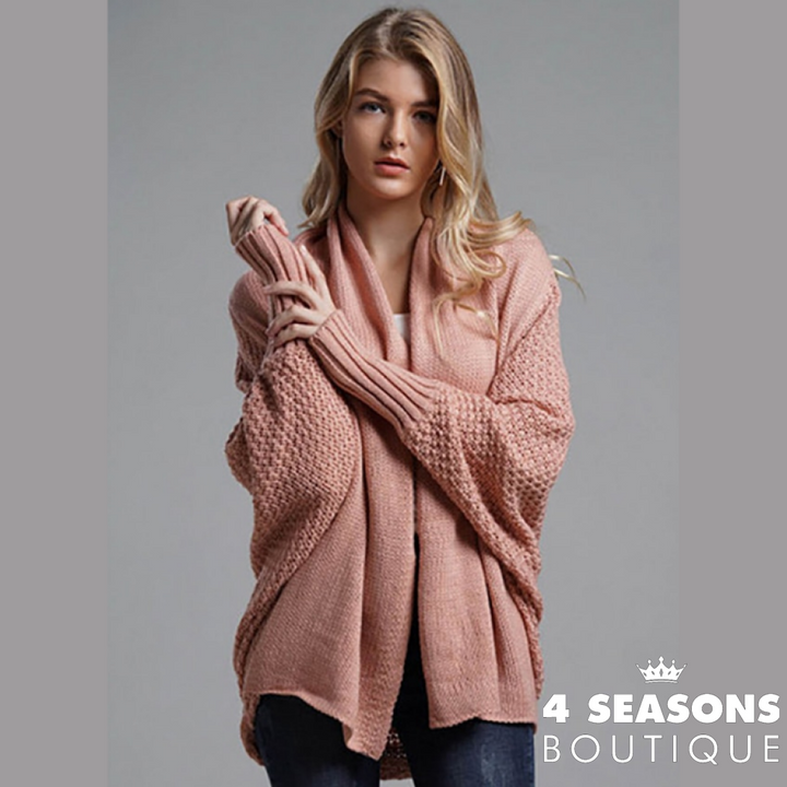 Cardigan Curto Vanda Rosa Claro / Único