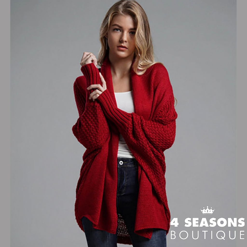 Cardigan Curto Vanda Vermelho / Único