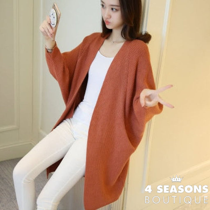 Cardigan Luxo Mana P / Ferrugem