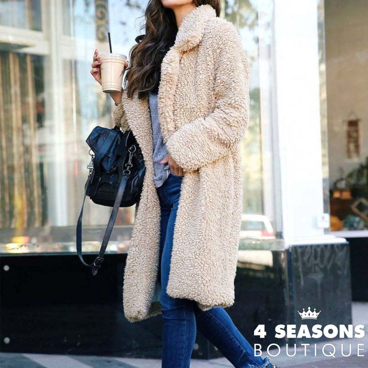 2022 Autumn Long Winter Coat Woman Faux Fur Women Warm Ladies Teddy Jacket Female Plush Outwear