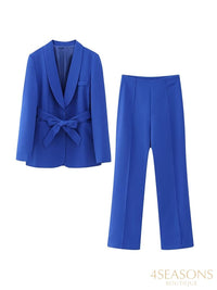 Blauwe set