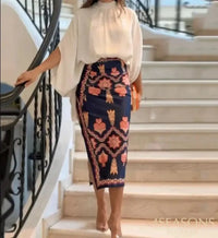 White with Print