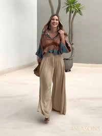 Khaki + print