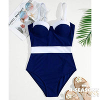 Blue and White