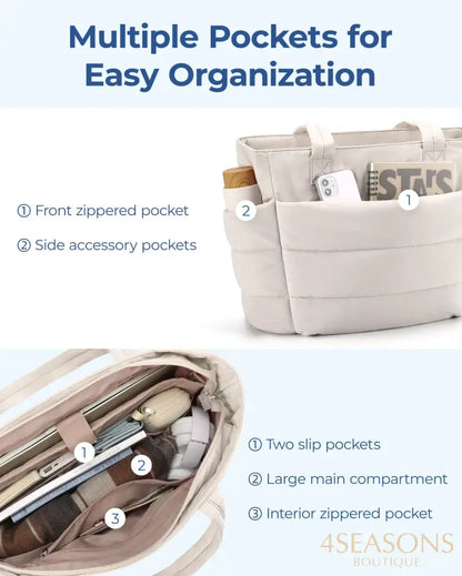 BAGSMART Women’s Bag Large Capacity Solid Color Tote Bag Versatile Handbag for Commuter Work Student Class Shopping bag