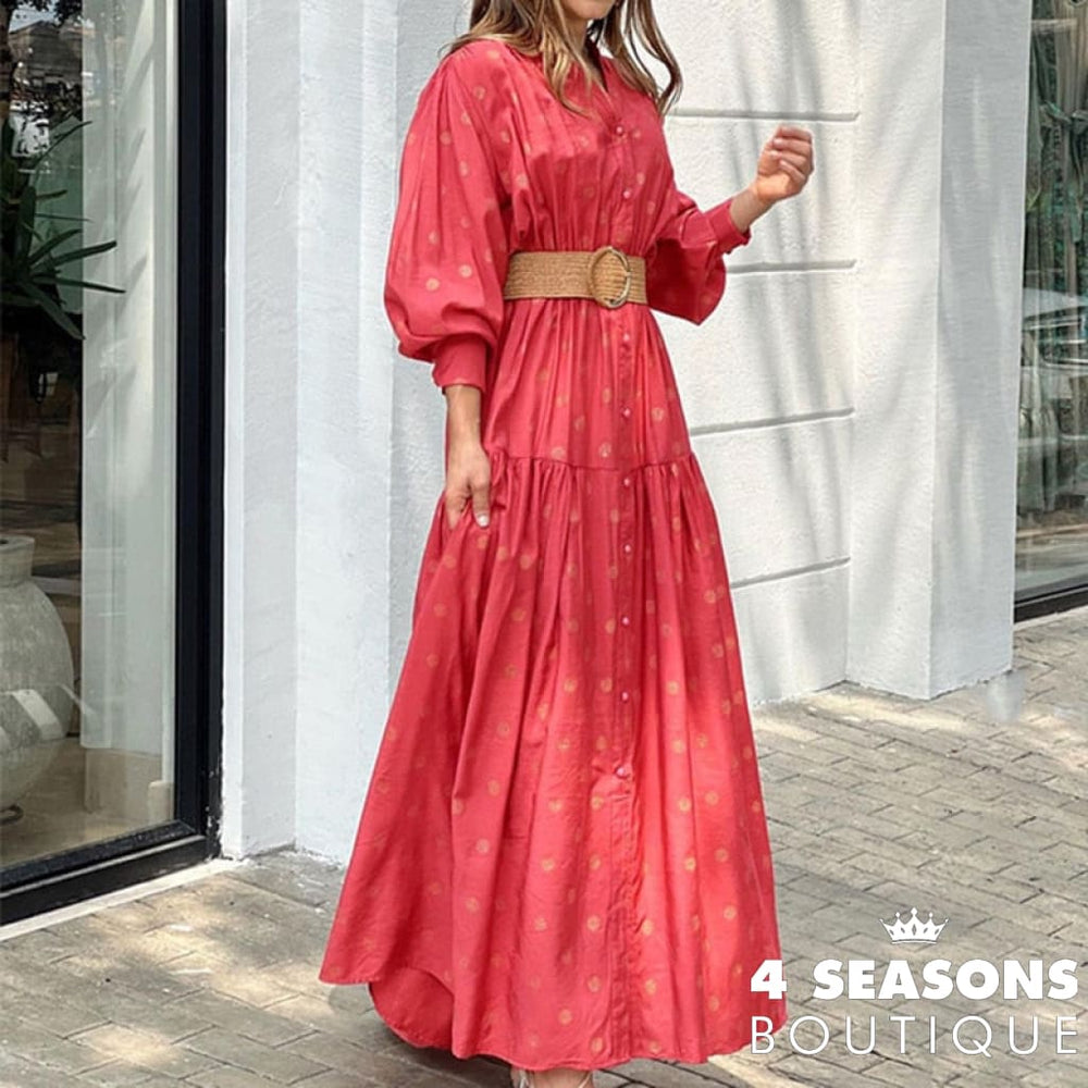 Vestido Argélia Rosa / P