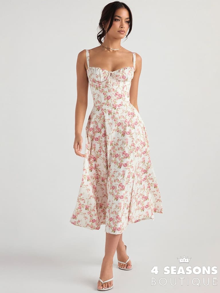 Vestido Carmin Estampa 2 / Pp