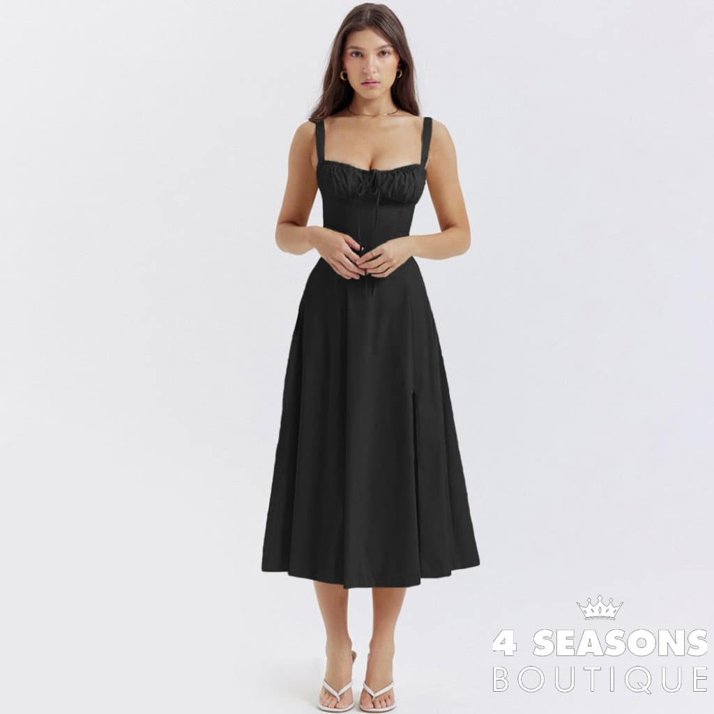 Vestido Carmin Preto / Pp