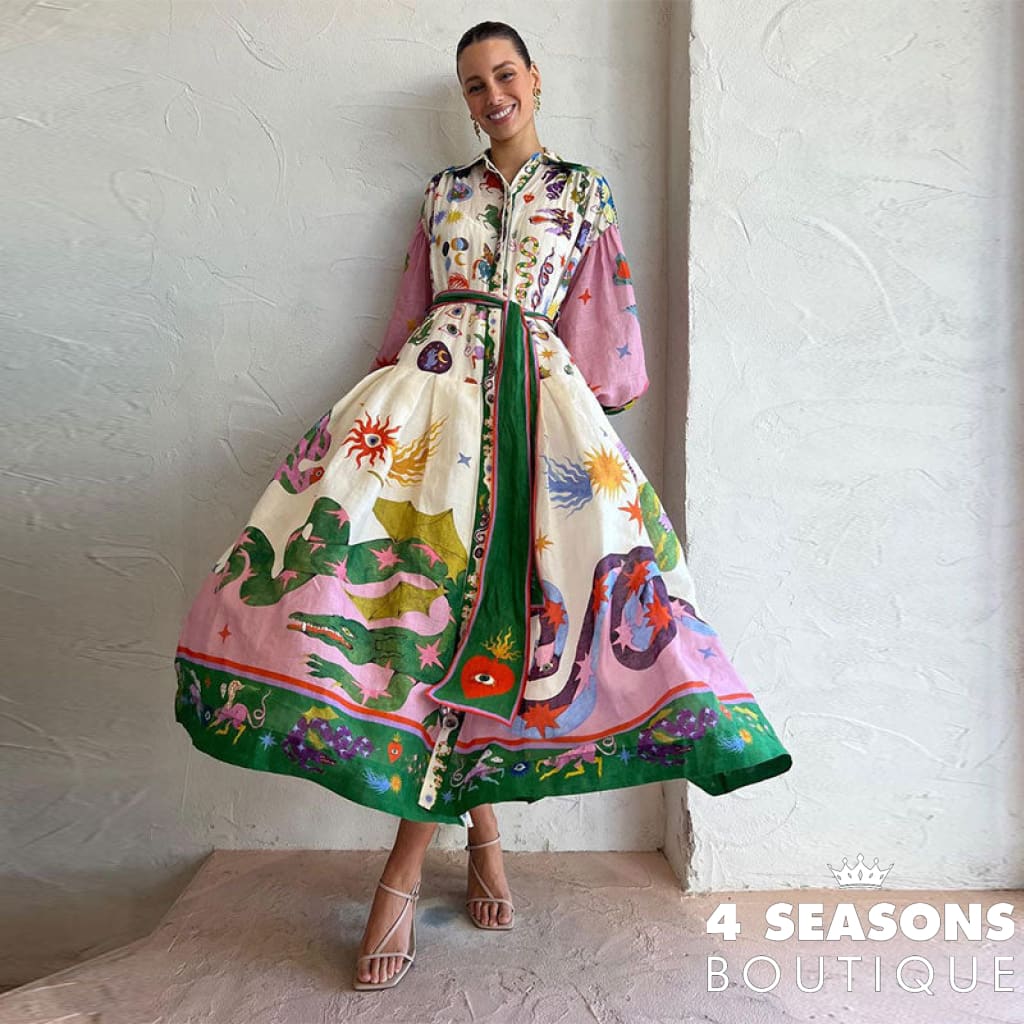 Vestido Midi Hanna Estampa 1 / P